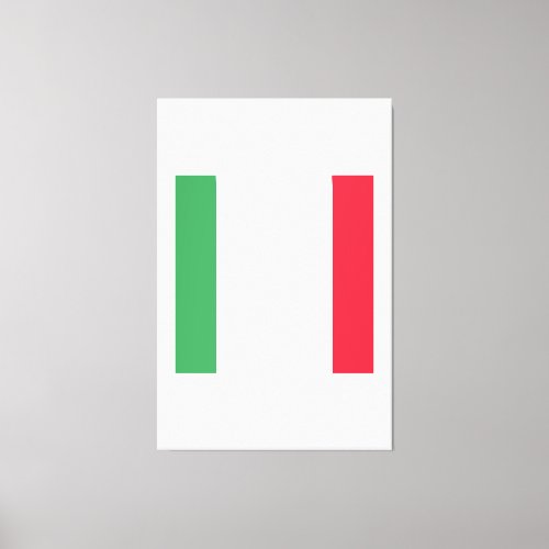 Italy Flag Emblem Canvas Print