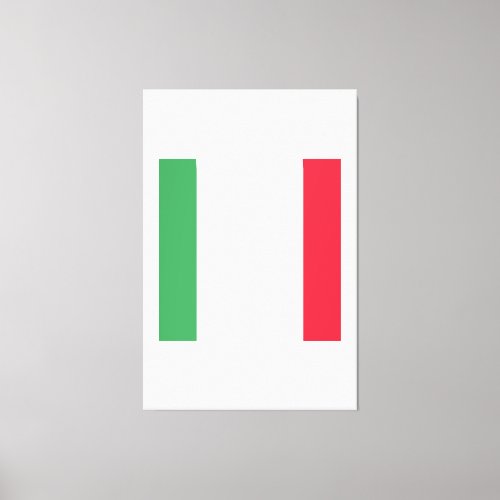 Italy Flag Emblem Canvas Print