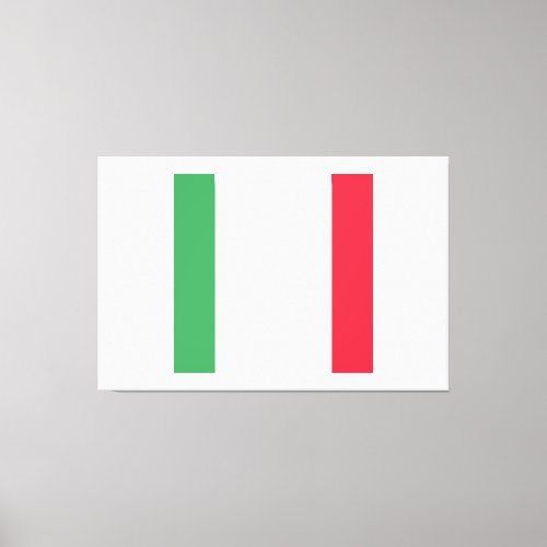 Italy Flag Emblem Canvas Print