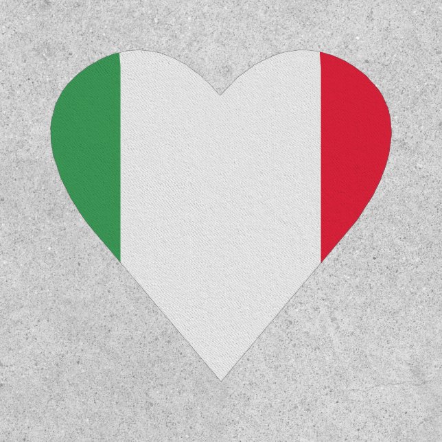 Italy Flag Emblem Patch (Front)