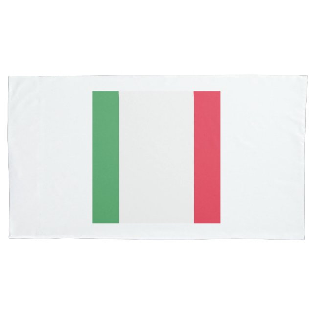 Italy Flag Emblem Pillow Case (Front-Left)