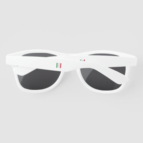 Italy Flag Emblem Sunglasses