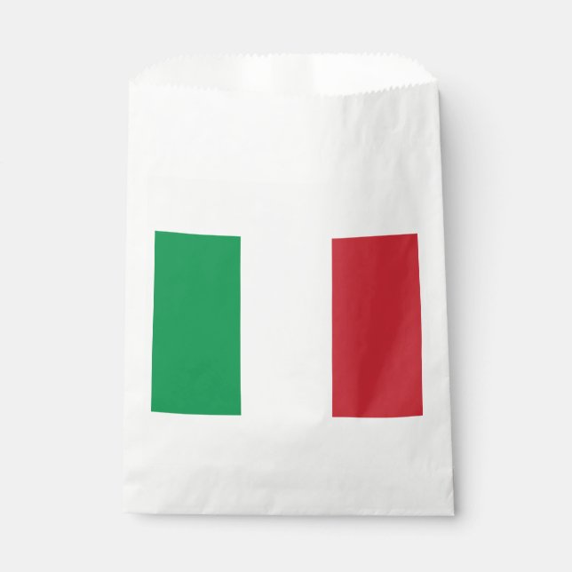 Italy Flag Favor Bag (Front)