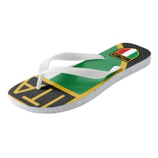 Italy Flag Flip Flops
