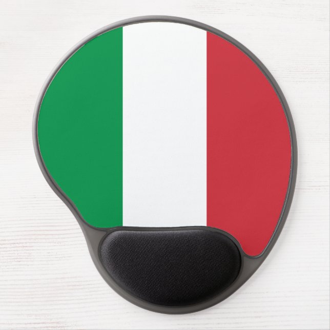 Italy Flag Gel Mouse Pad (Front)