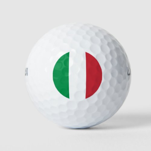 Italy Flag Golf Balls