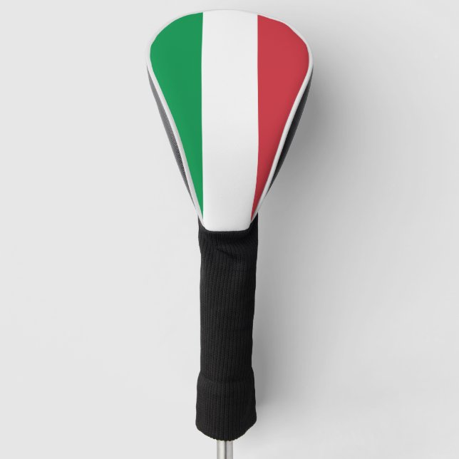 Italy Flag Golf Head Cover (Front)