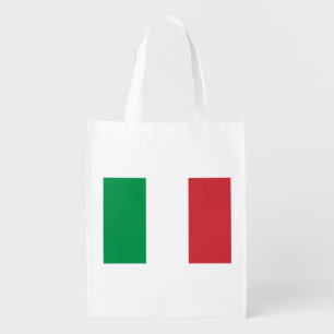 Italy Flag Grocery Bag