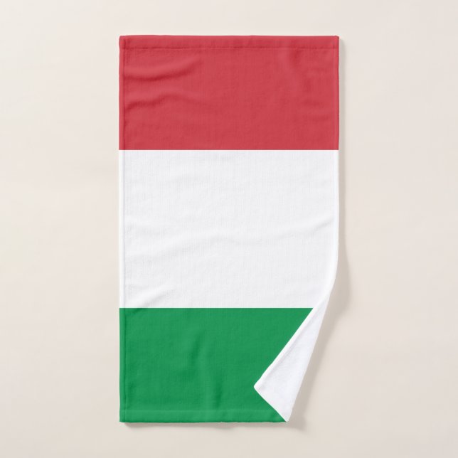 Italy flag hand towel  (Hand Towel)