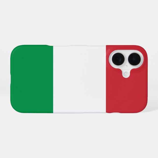 Italy Flag iPhone Case (Back Horizontal)