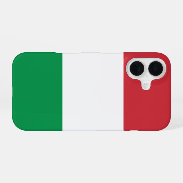 Italy Flag iPhone Case (Back Horizontal)