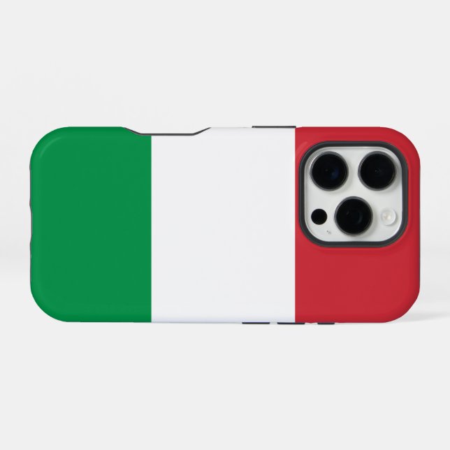 Italy Flag Iphone Case (Back Horizontal)