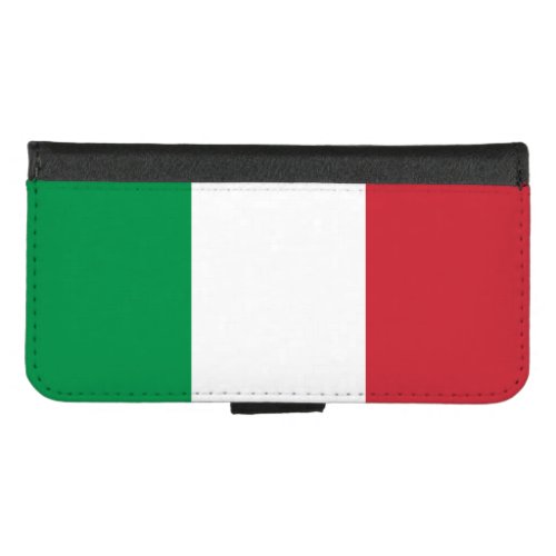 Italy Flag iPhone 87 Wallet Case