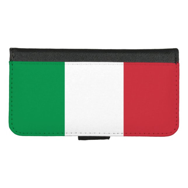 Italy Flag iPhone Wallet Case (Front (Horizontal))