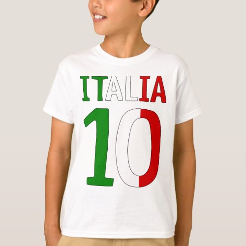 Italy Flag Italia 10 Baby T_shirt
