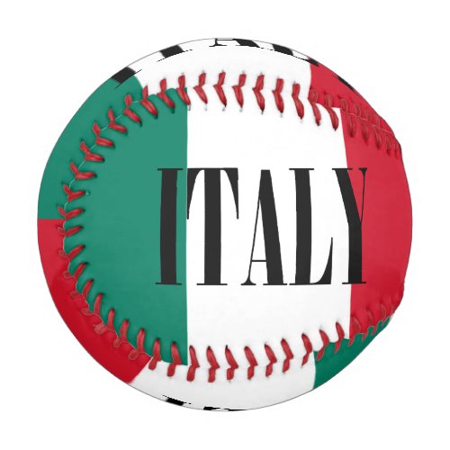 Italy flag Italia Italian Il Tricolore Baseball