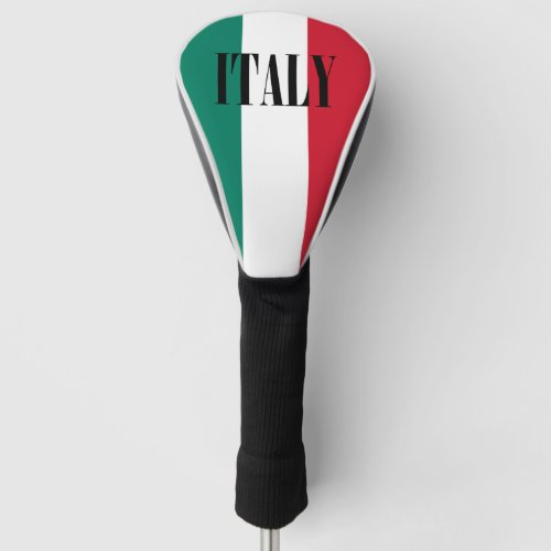 Italy flag Italia Italian Il Tricolore Golf Head Cover