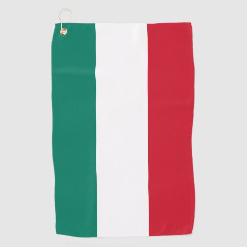 Italy flag Italia Italian Il Tricolore Golf Towel