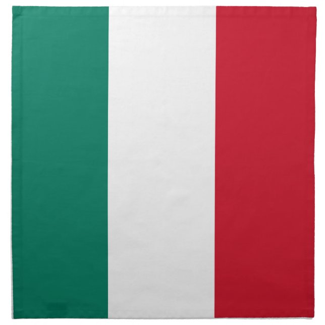 Italy flag Italia Italian Il Tricolore Napkin (Front)