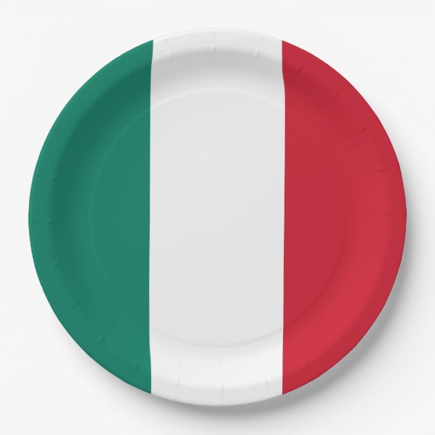 Italian shop paper plates