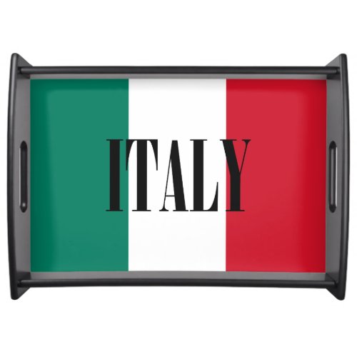 Italy flag Italia Italian Il Tricolore Serving Tray