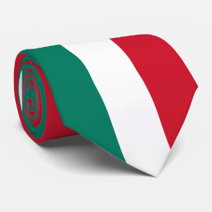 Italy flag Italia Italian Il Tricolore Tie
