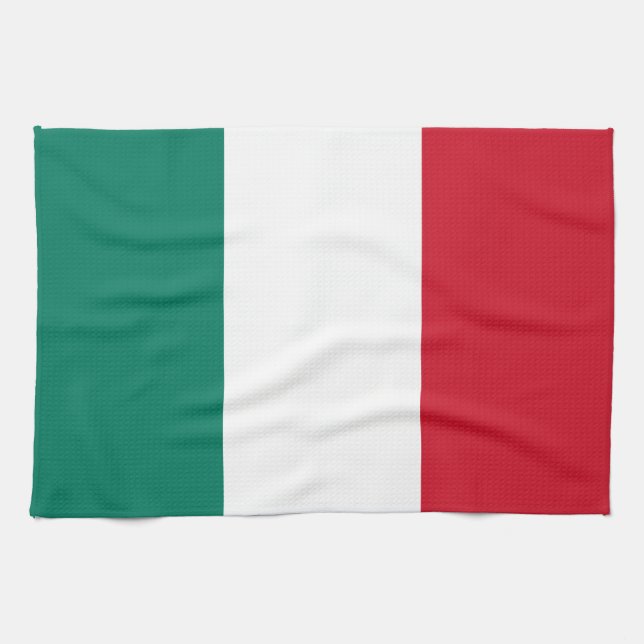 Italy flag Italia Italian Il Tricolore Towel (Horizontal)