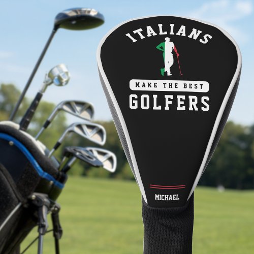 Italy Flag Italian Best Golfer Golf Head Cover