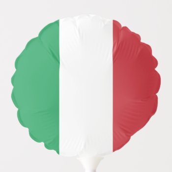 Italy Flag Italian Patriotic Balloon by YLGraphics at Zazzle