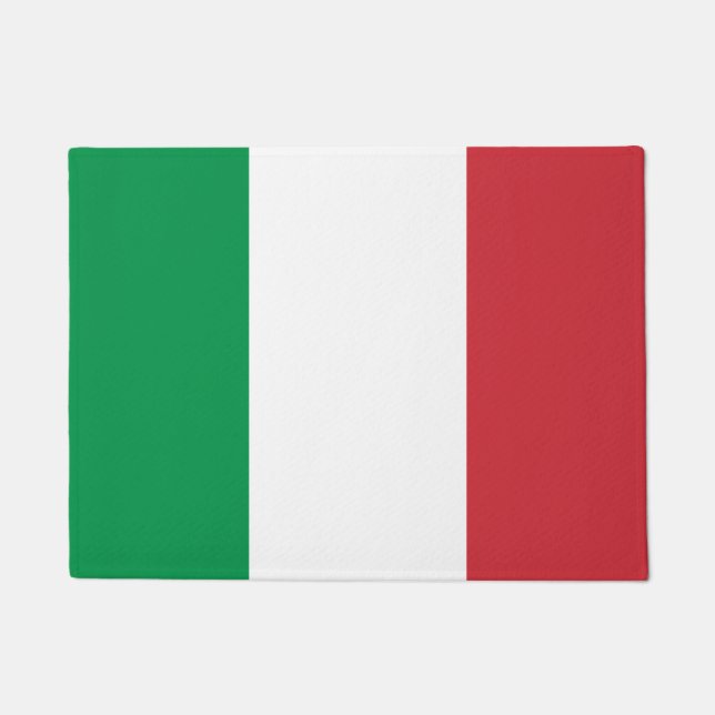 Italy Flag Italian Patriotic Doormat (Front)