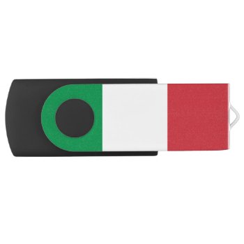 Italy Flag Italian Patriotic Flash Drive by YLGraphics at Zazzle