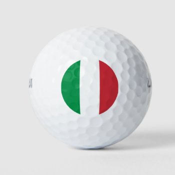 Italy Flag Italian Patriotic Golf Balls by YLGraphics at Zazzle