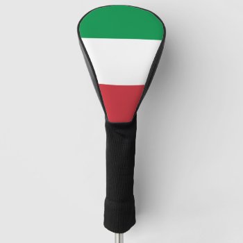 Italy Flag Italian Patriotic Golf Head Cover by YLGraphics at Zazzle