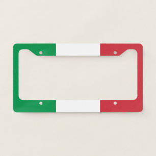 Italy Flag Italian Patriotic License Plate Frame