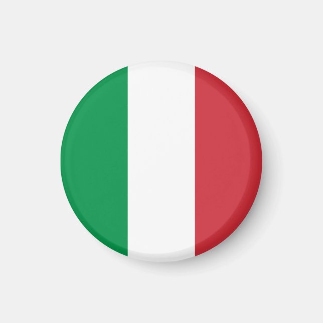 Italy Flag Italian Patriotic Magnet (Front)