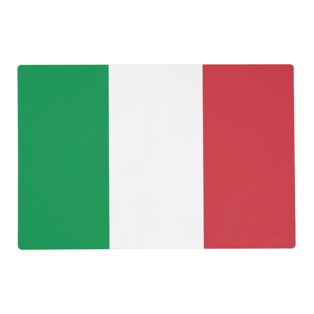 Italy Flag Italian Patriotic Placemat (Front)