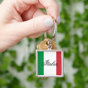 Italy Flag Italian Pride Europe Country Keychain