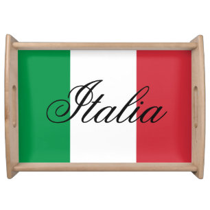 Italy Flag Italian Pride Europe Country Serving Tray
