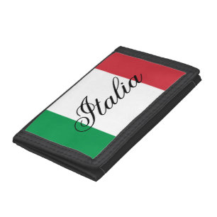 Italy Flag Italian Pride Europe Country Tri-fold Wallet