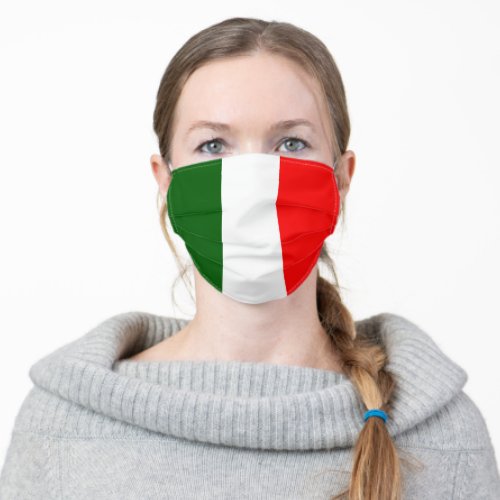 Italy Flag Italian Tricolor Adult Cloth Face Mask