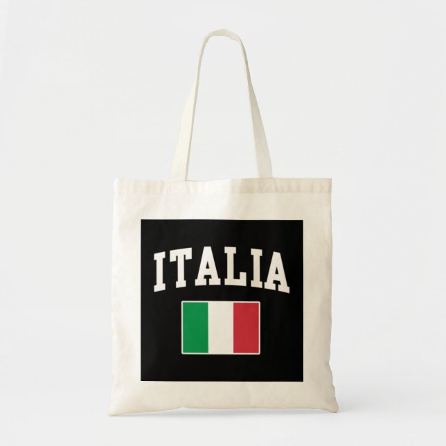 Italy Flag Italy Italian Italiano Family Men Wome Tote Bag (Front)