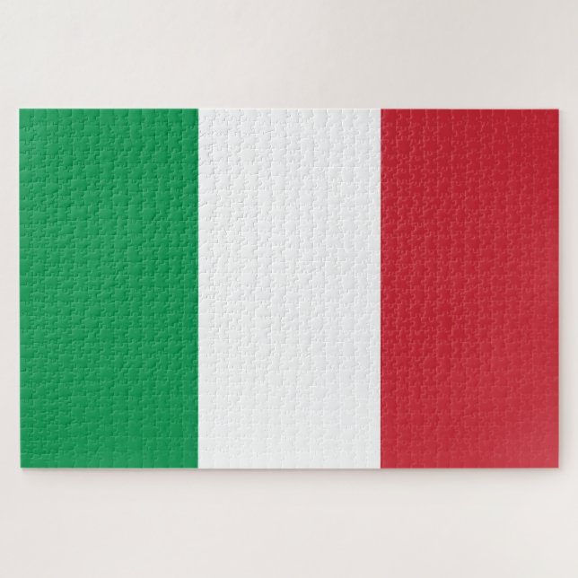 Italy Flag Jigsaw Puzzle (Horizontal)