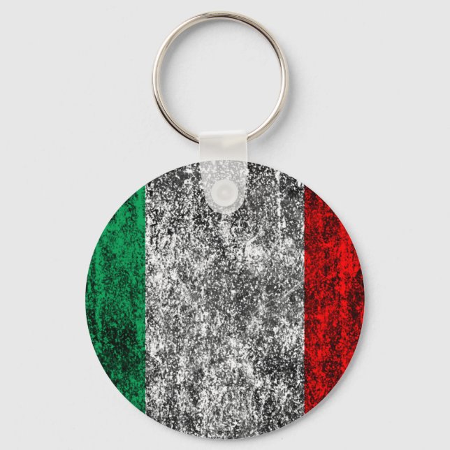 italy flag keychain (Front)