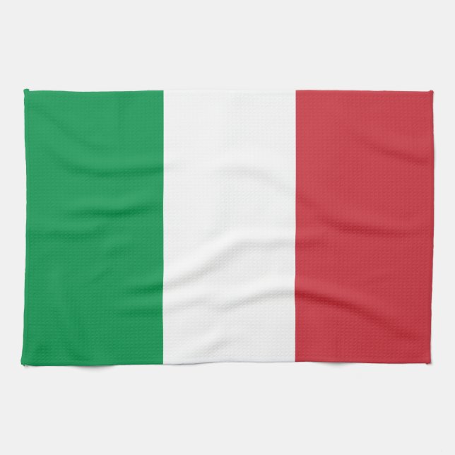 Italy Flag Kitchen Towel (Horizontal)