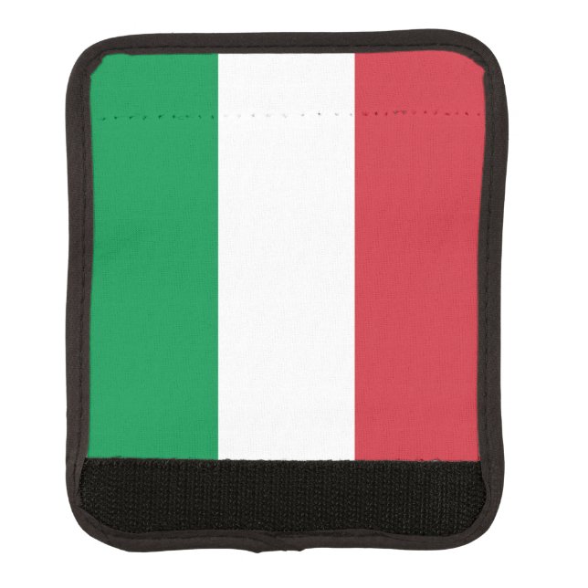 Italy Flag Luggage Handle Wrap (Front)