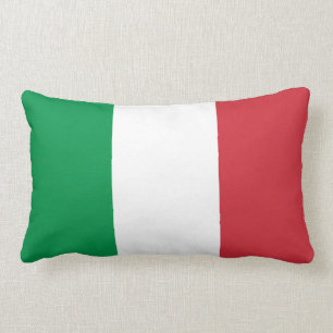 Italy Flag Lumbar Pillow