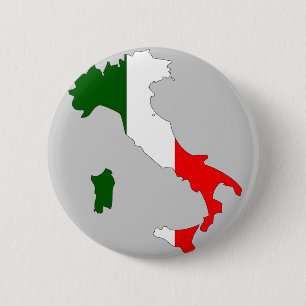 Italy flag map button