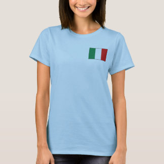 Italy Flag + Map T-Shirt