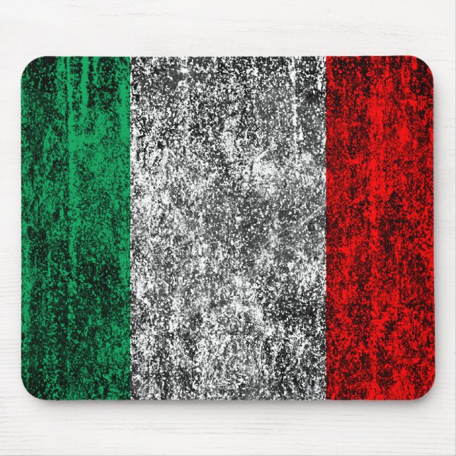 italy flag mouse pad (Front)