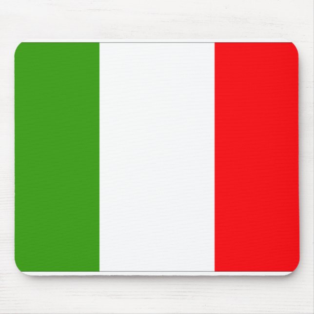 Italy flag mouse pad (Front)